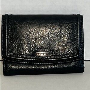 Fossil Women's Vintage Black Leather Wallet